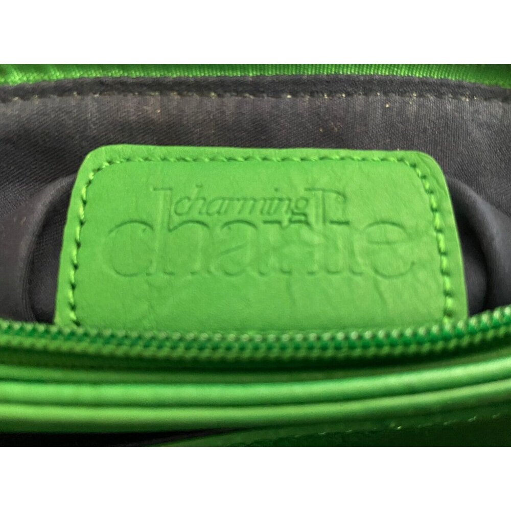Charming Charlie Green Purse Handbag Shoulder Crossbody Satchel Bag - Picture 10 of 12